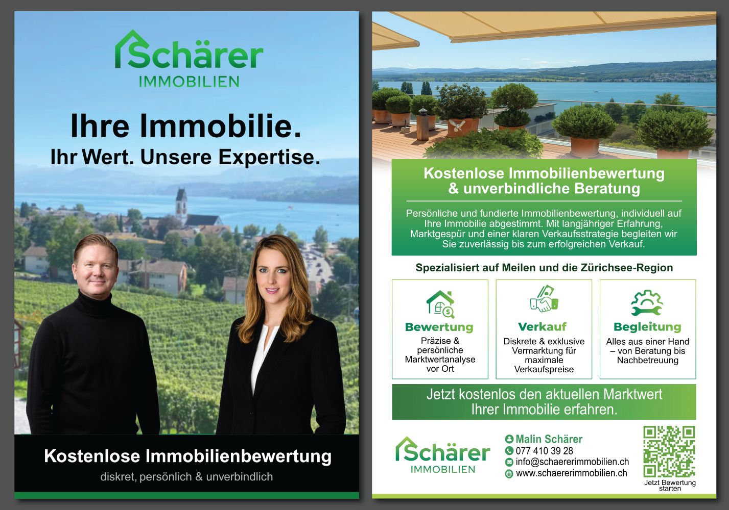 Flyer Design by JK18 for Schärer Immobilien | Design #37646951