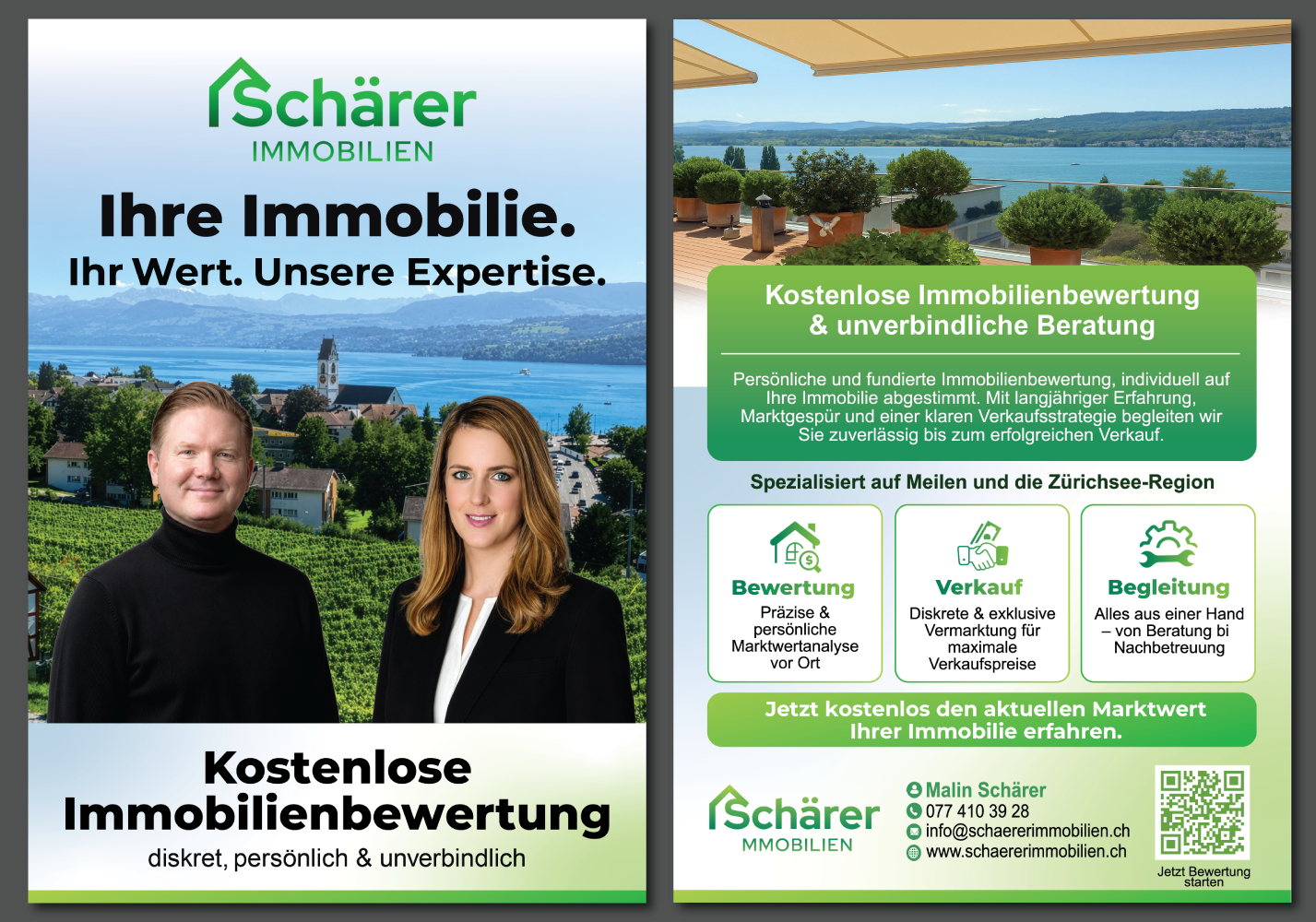 Flyer Design by JK18 for Schärer Immobilien | Design #37647135