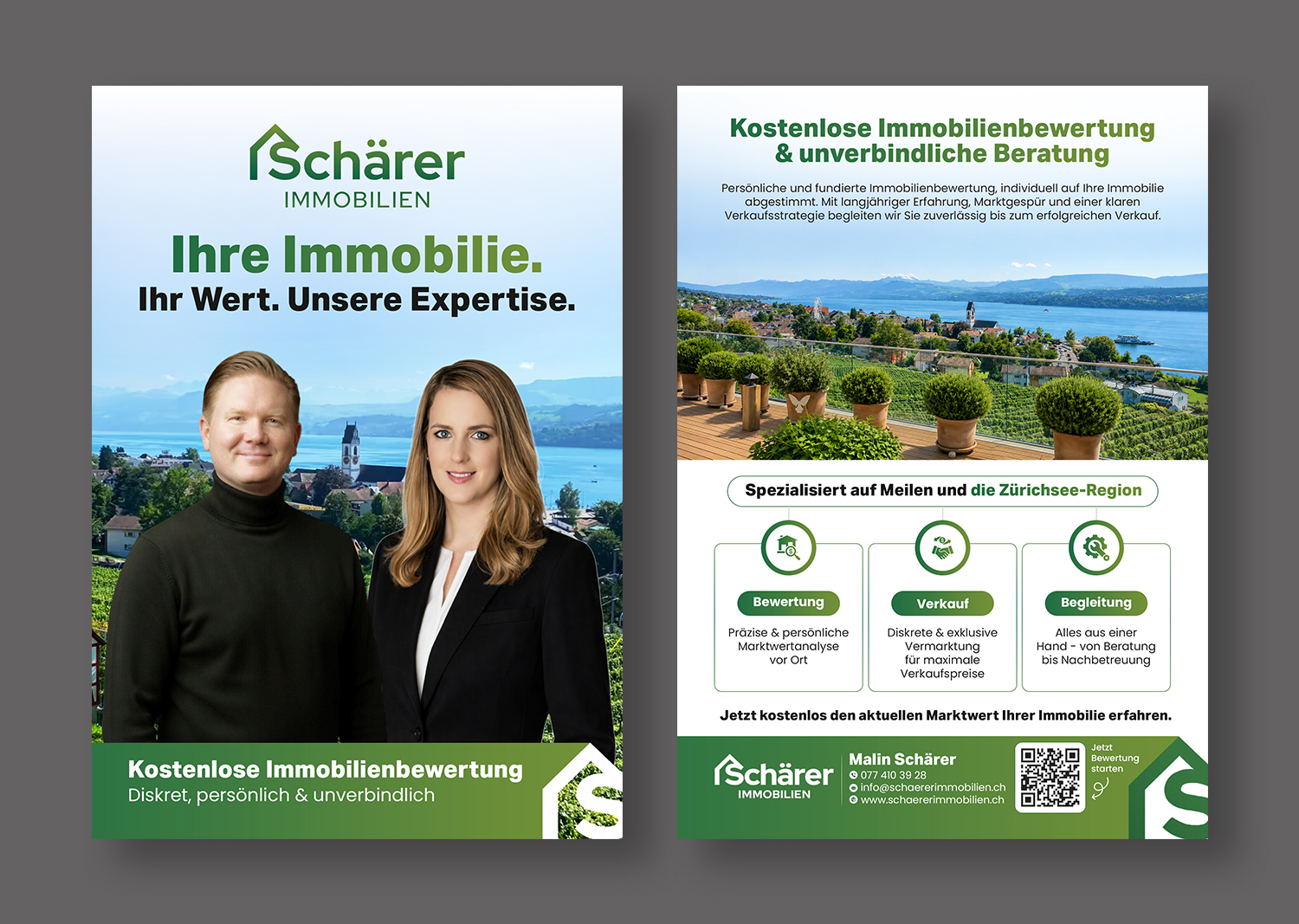 Flyer Design by debdesign for Schärer Immobilien | Design #37647223