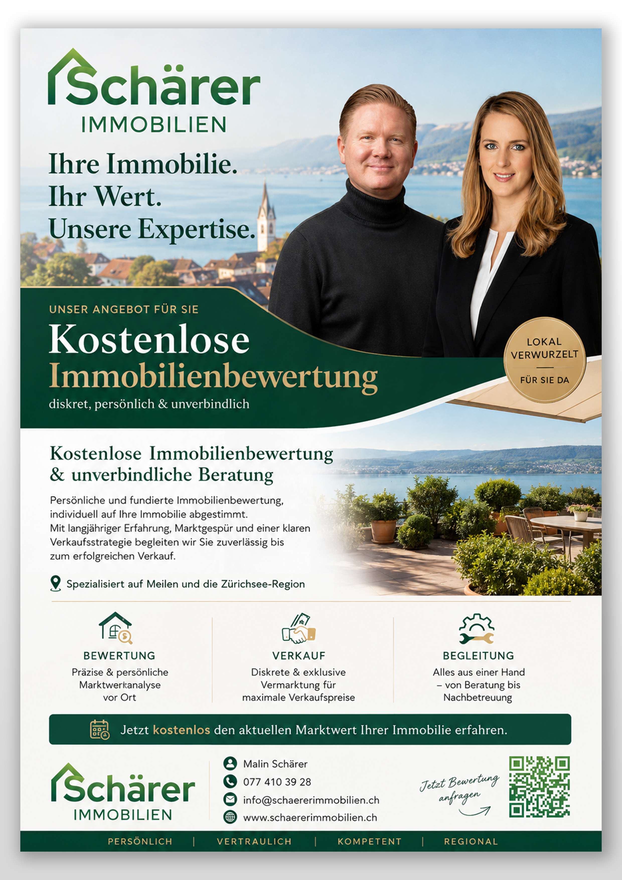 Flyer Design by sugidesign for Schärer Immobilien | Design #37644987