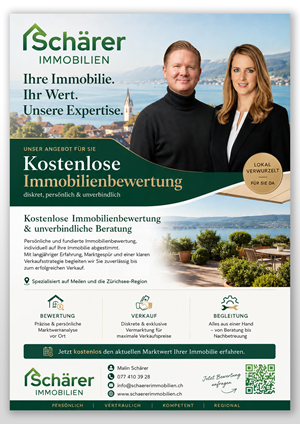 Flyer-Design von sugidesign für Schärer Immobilien | Design #37644987