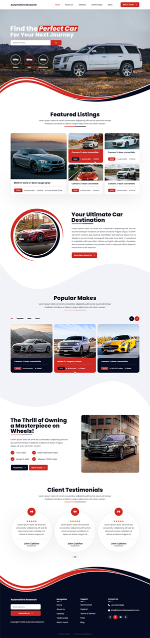 Web Design by sai.designer87 for this project | Design #37658163
