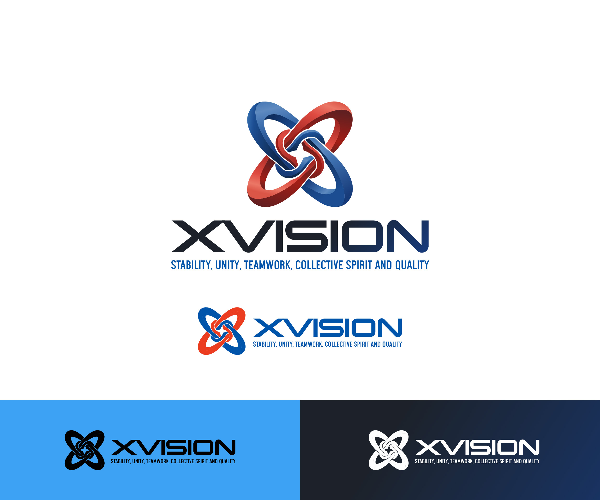 Logo Design by James J. for Xvision Sverige AB | Design #37657806