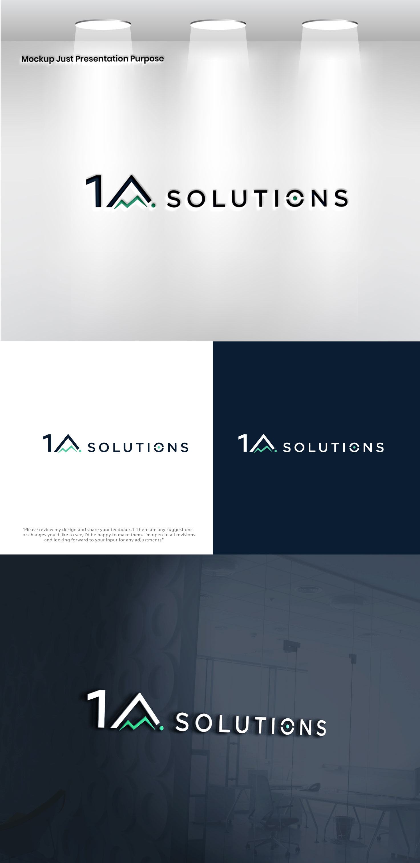 Logo Design by Pixel Signature for 1A Solutions LLC | Design #37652724