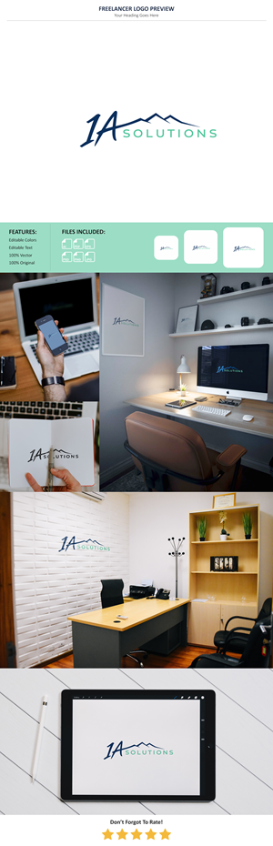 Logo Design by Pixel Signature for 1A Solutions LLC | Design: #37652726