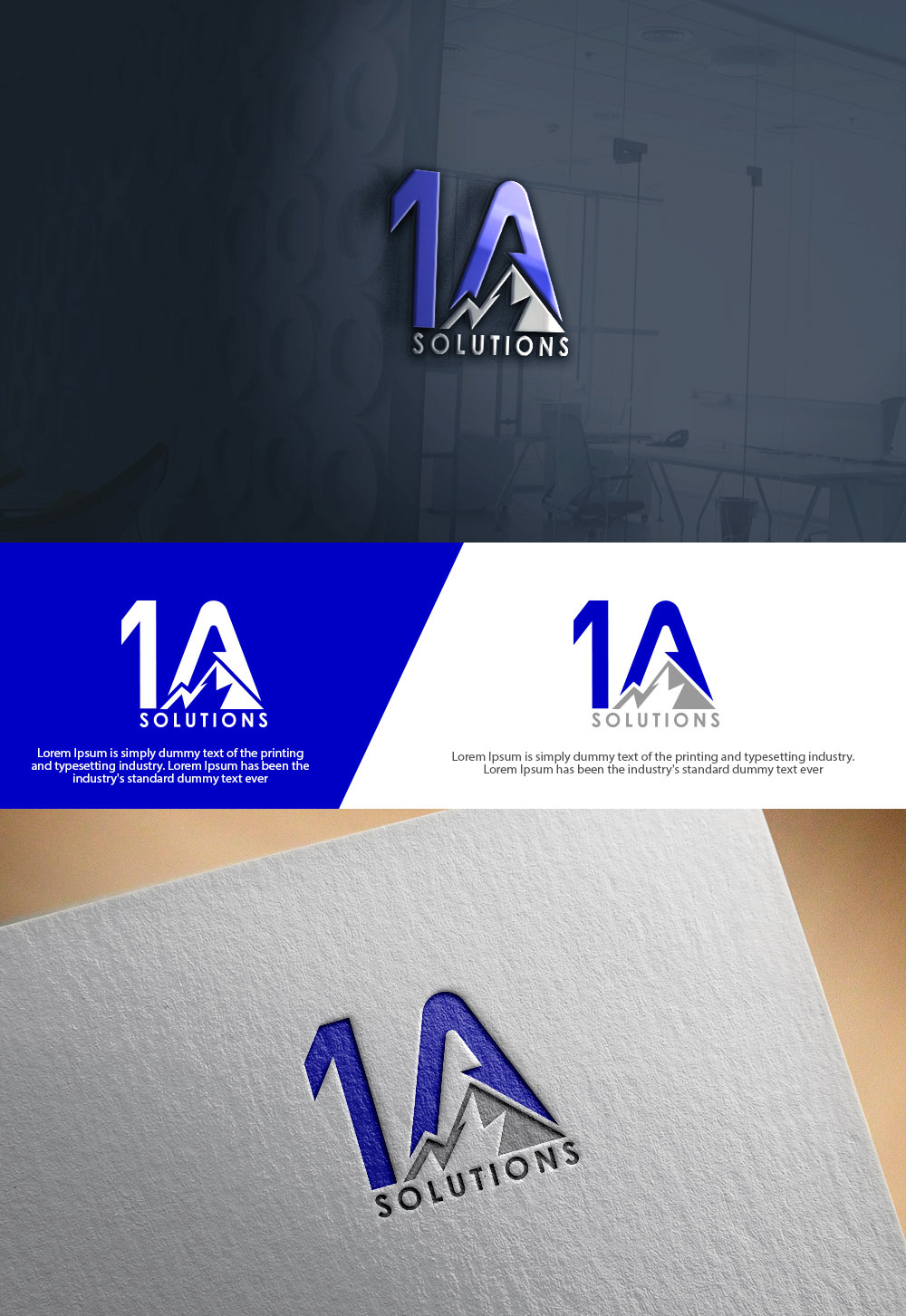 Logo Design by sulemani   creation for 1A Solutions LLC | Design #37653787