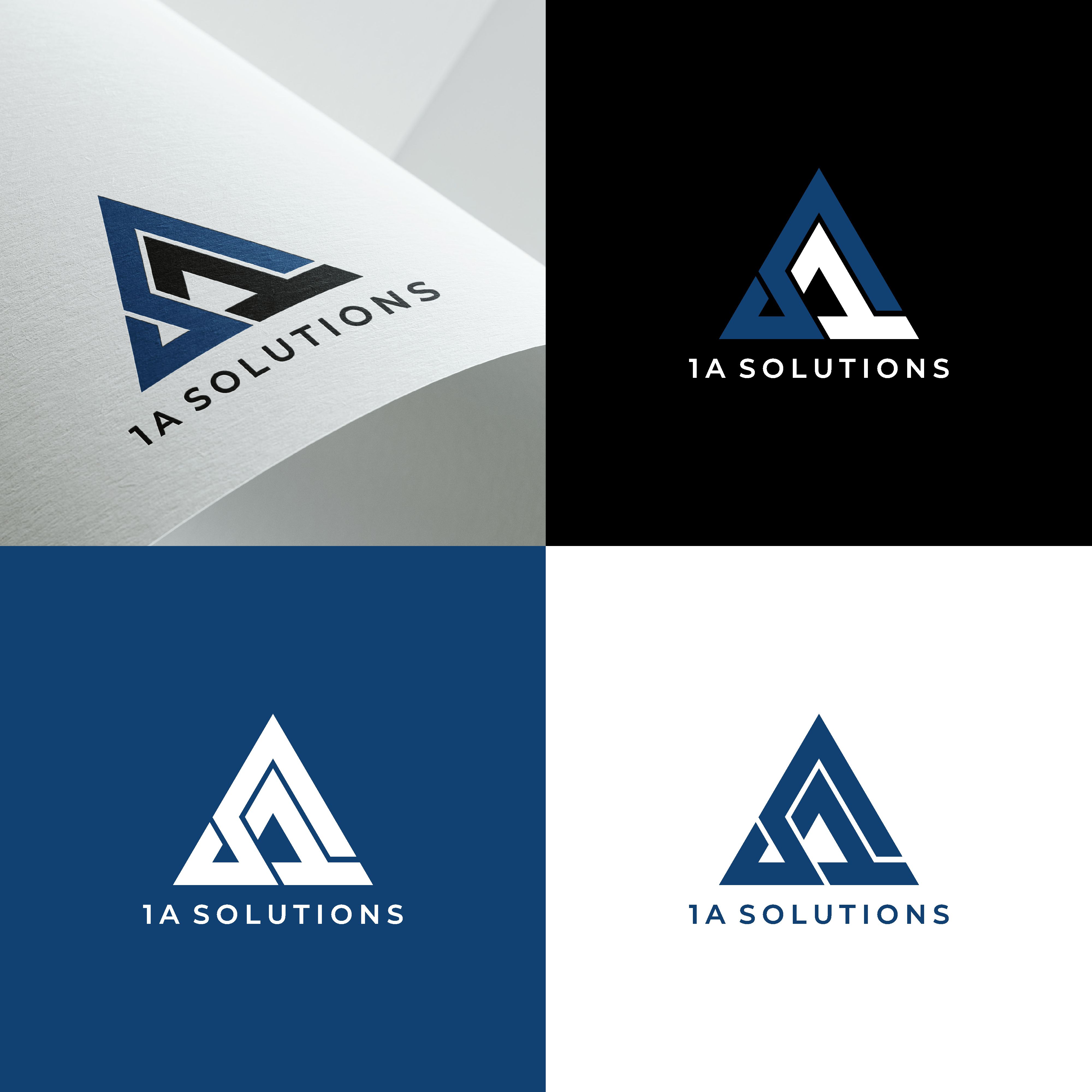 Logo Design by Bione for 1A Solutions LLC | Design #37654993