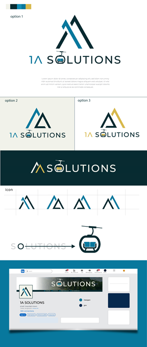 Logo Design by @Dh24 for 1A Solutions LLC | Design: #37676880