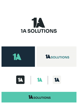 Logo Design by Melika Maleki for 1A Solutions LLC | Design: #37658113