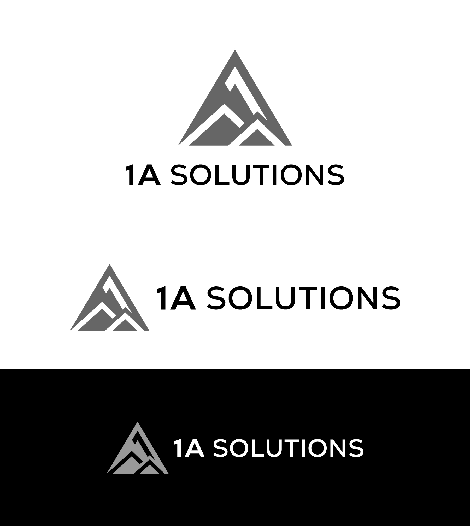 Logo Design by debdesign for 1A Solutions LLC | Design #37654332