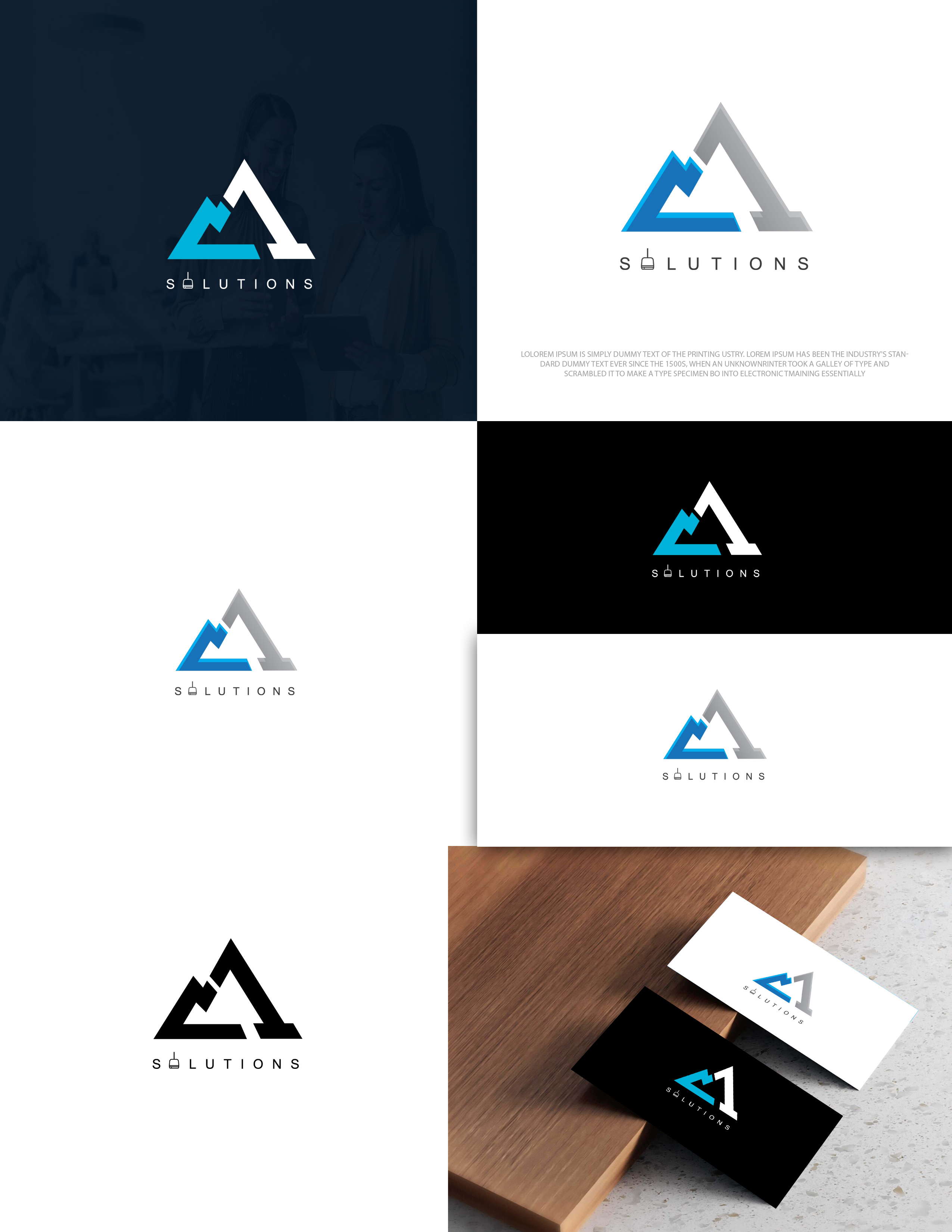 Logo Design by zebronicgraphic for 1A Solutions LLC | Design #37654750