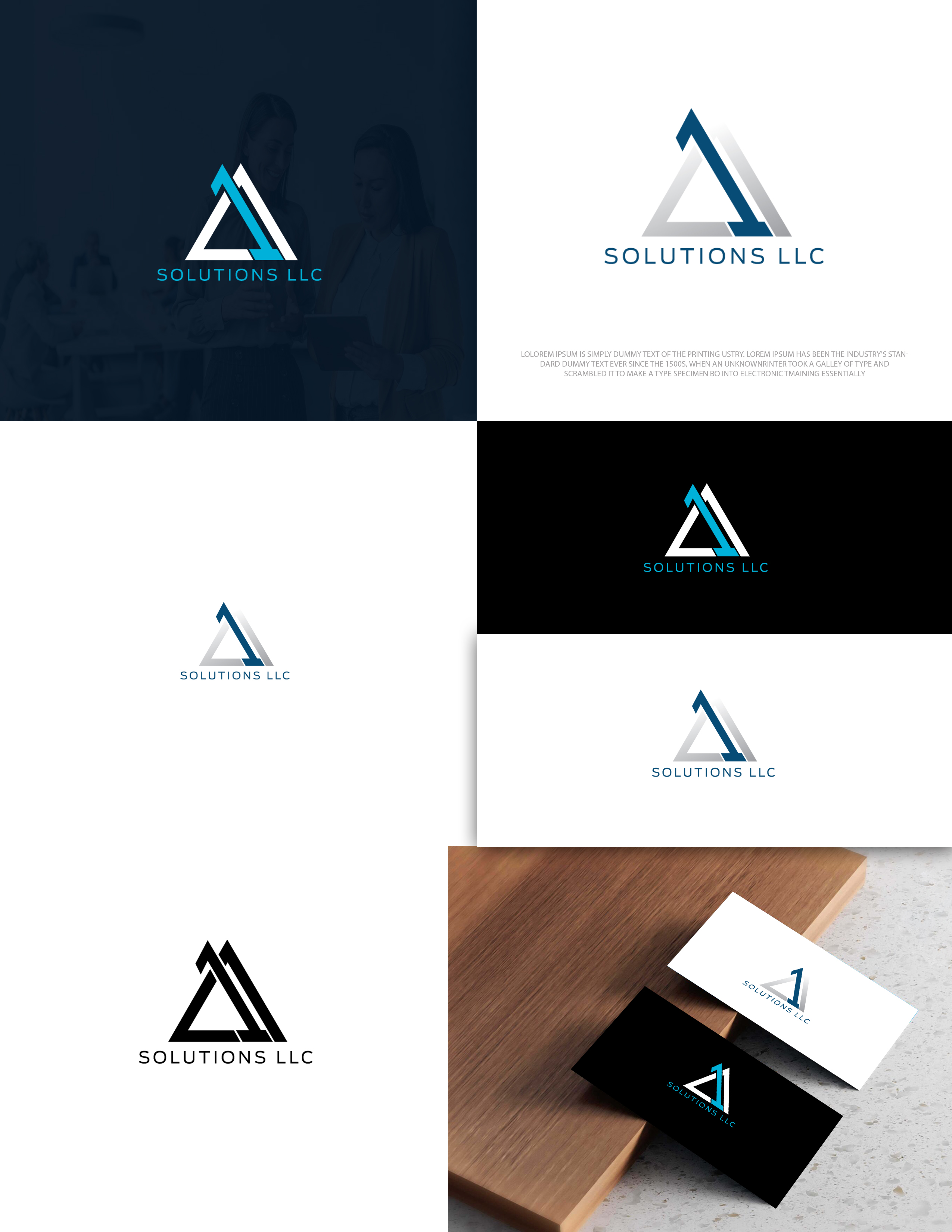 Logo Design by zebronicgraphic for 1A Solutions LLC | Design #37654751