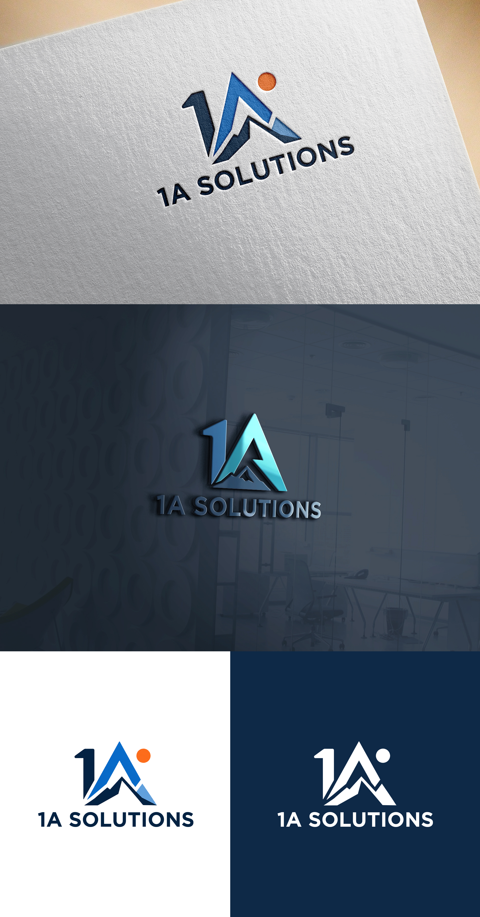 Logo Design by Soonia for 1A Solutions LLC | Design #37653387