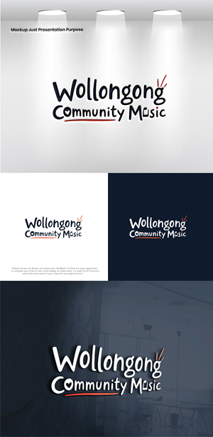 Logo Design by Pixel Signature for Wollongong Community Music | Design: #37655538