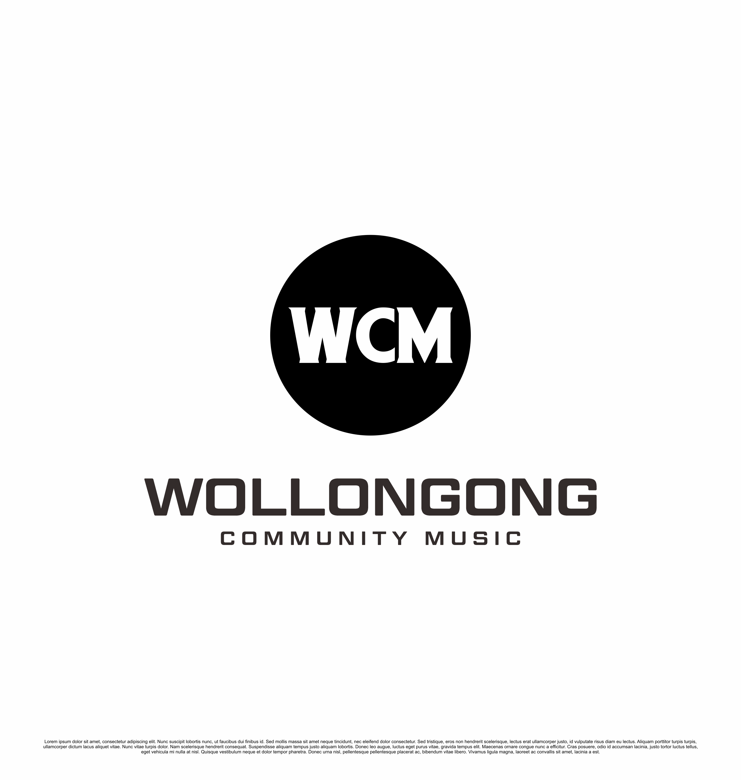 Logo Design by kebusibud for Wollongong Community Music | Design #37657282