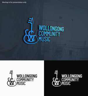 Logo Design by M Art & Design for Wollongong Community Music | Design: #37669296