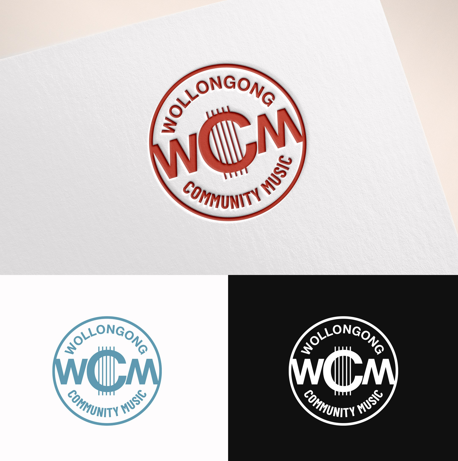 Logo Design by M Art & Design for Wollongong Community Music | Design #37722080