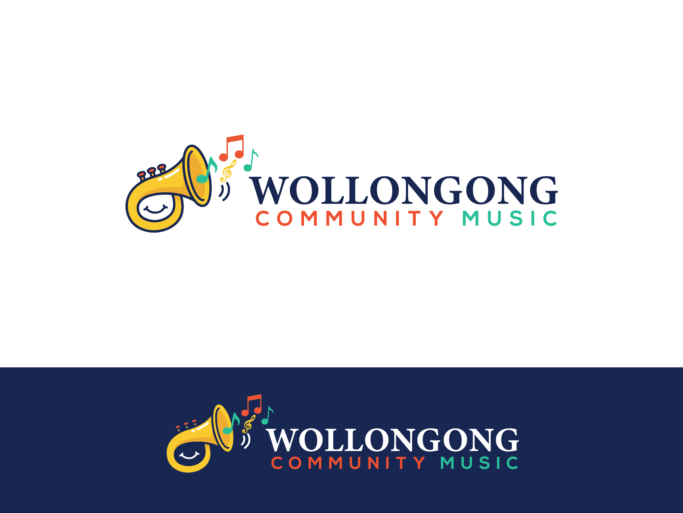 Logo Design by yozdesign for Wollongong Community Music | Design #37654649