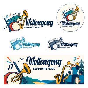 Logo Design by Brand Swam for Wollongong Community Music | Design: #37658696