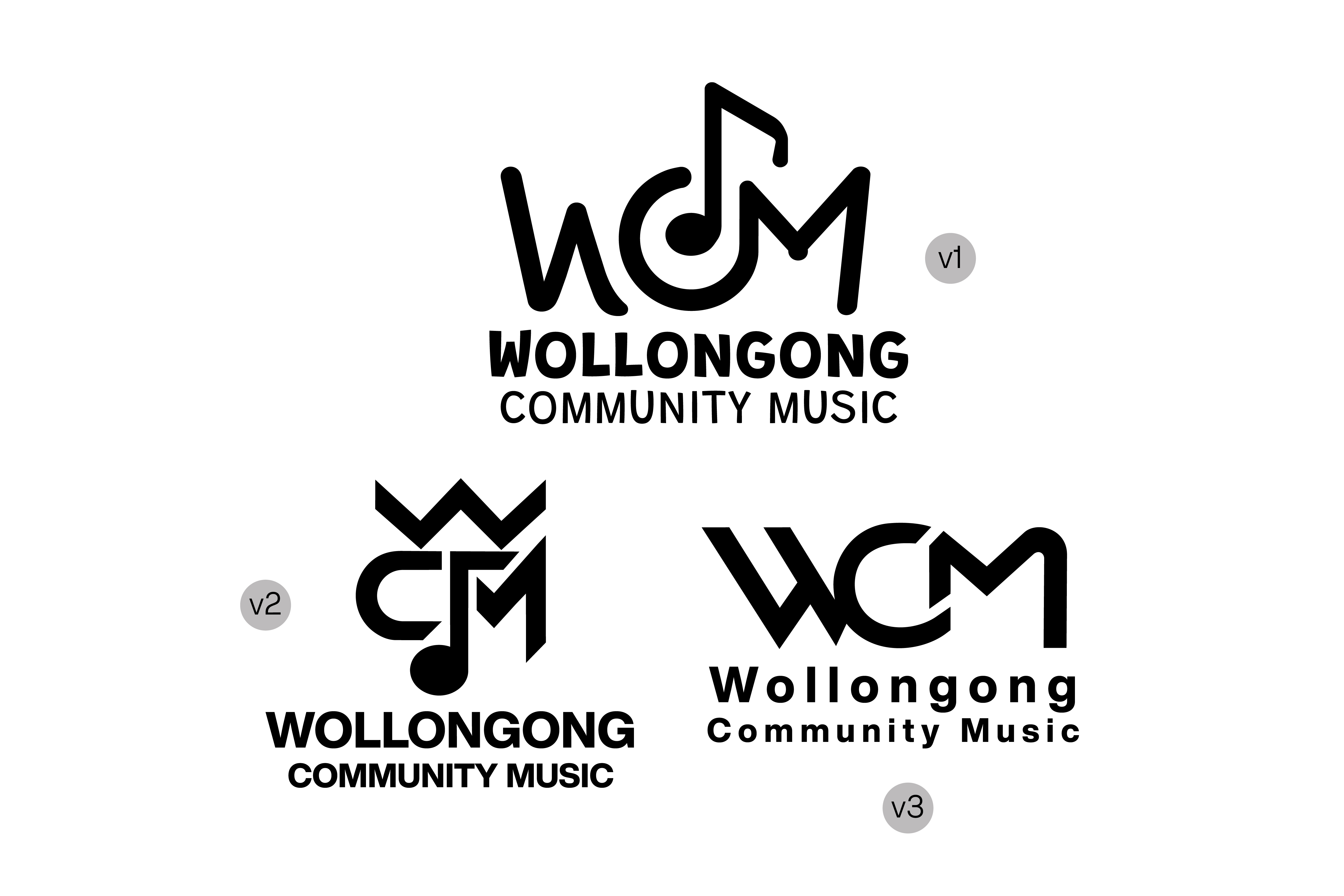 Logo Design by Fredericm for Wollongong Community Music | Design #37654310