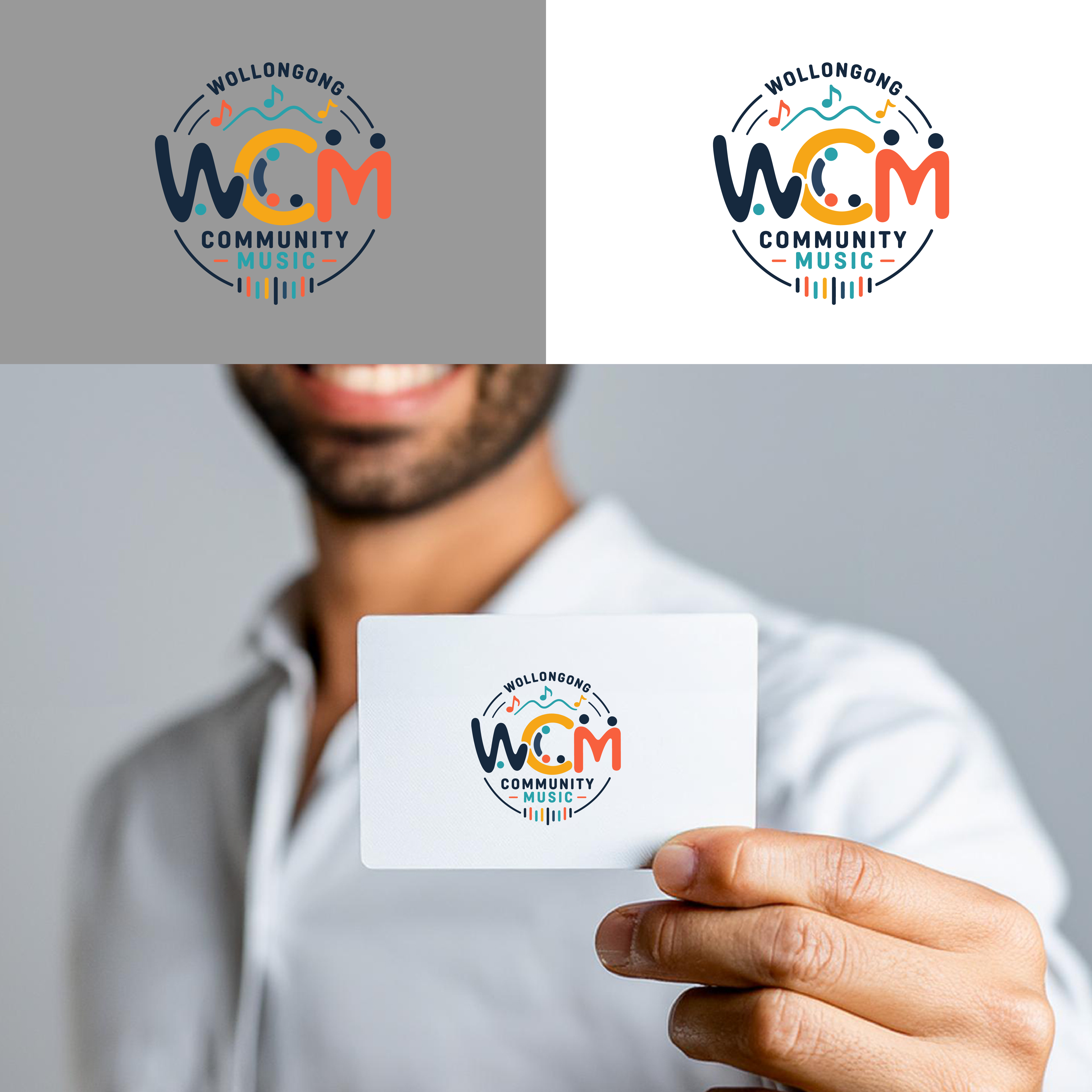 Logo Design by WOLVIN STUDIO for Wollongong Community Music | Design #37654525
