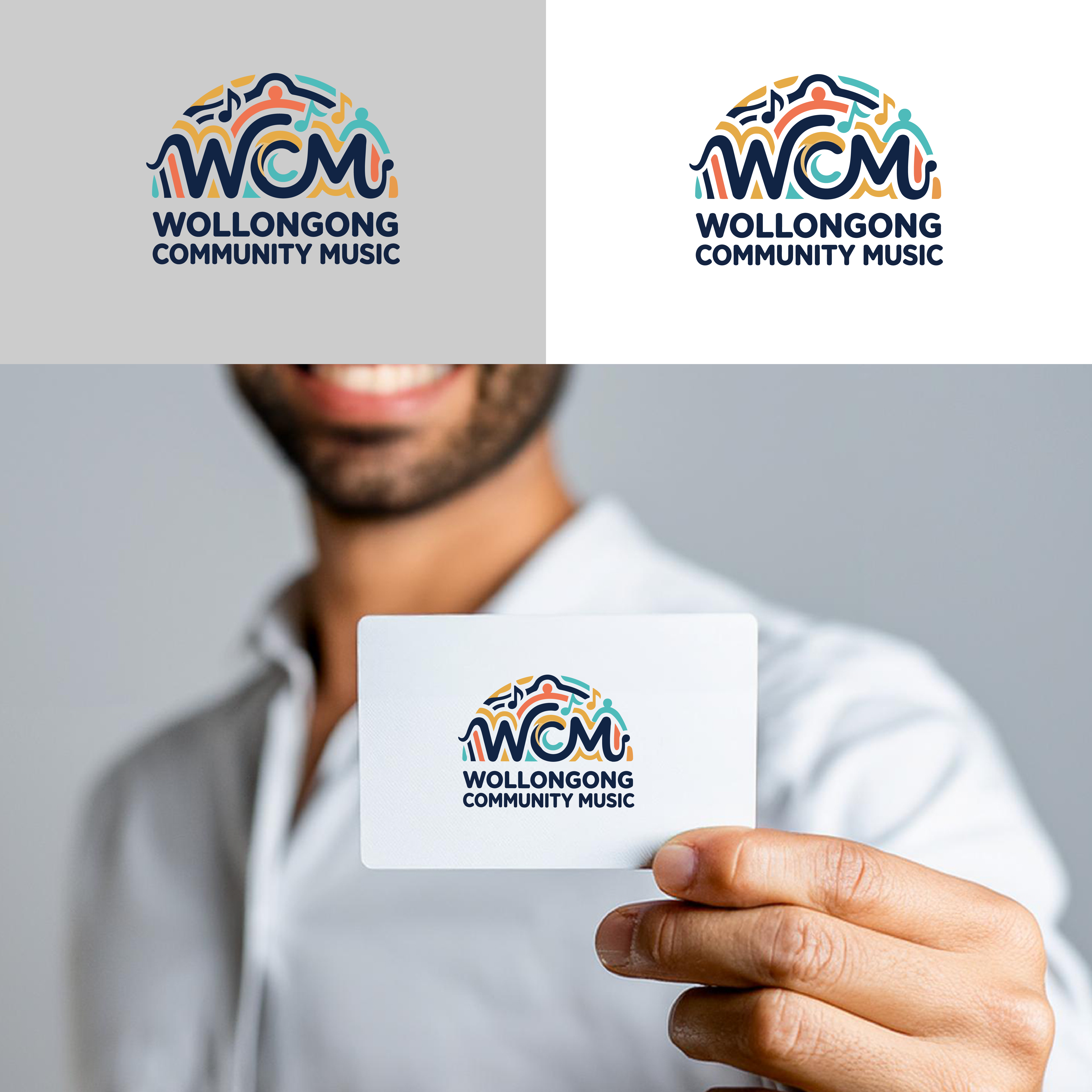 Logo Design by WOLVIN STUDIO for Wollongong Community Music | Design #37654541
