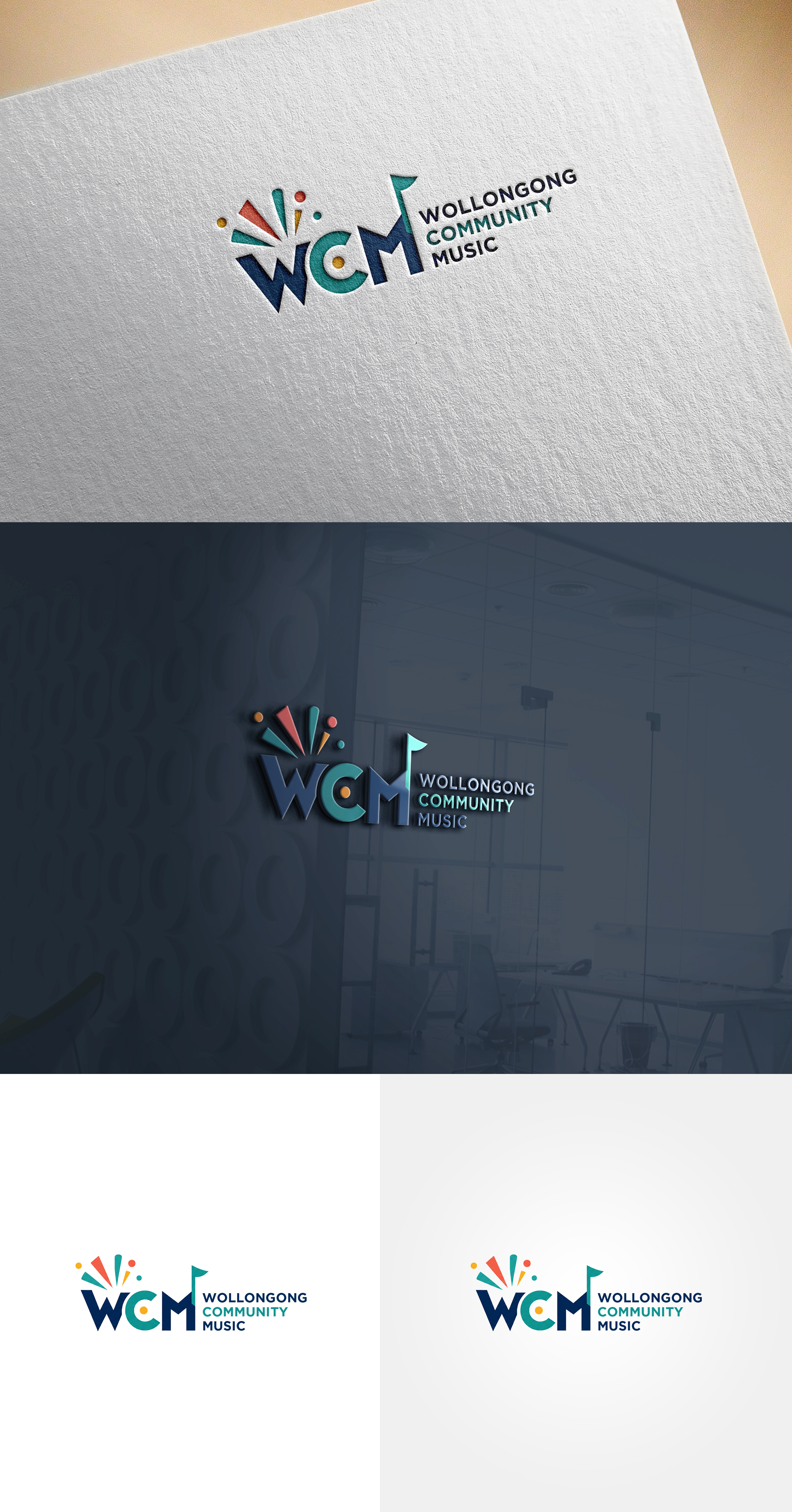 Logo Design by Soonia for Wollongong Community Music | Design #37653460