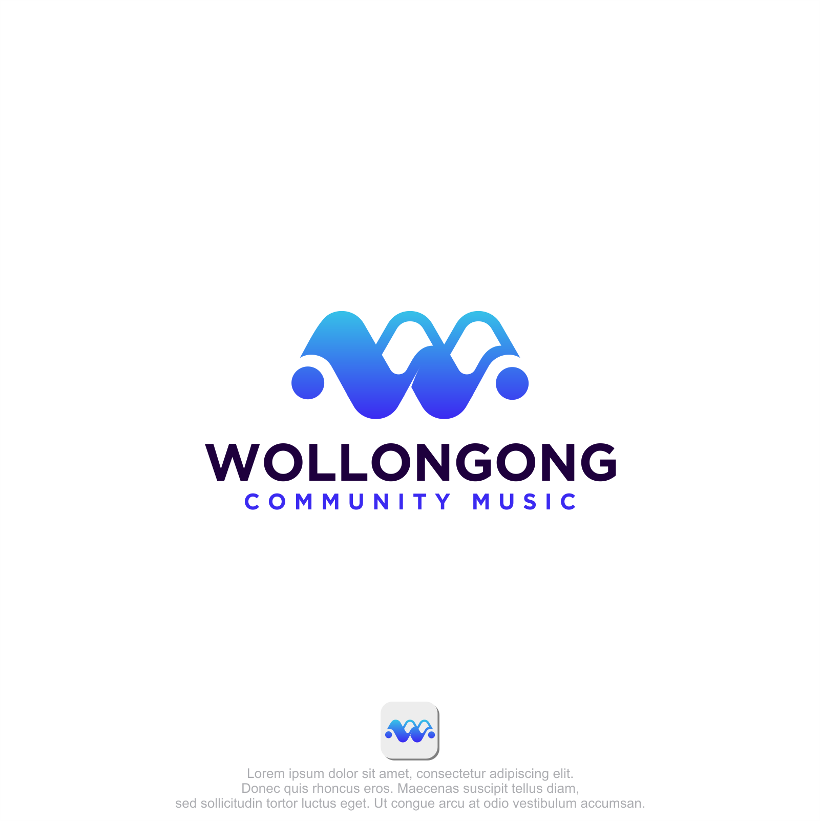 Logo Design by M.Syaiful Huda for Wollongong Community Music | Design #37653146