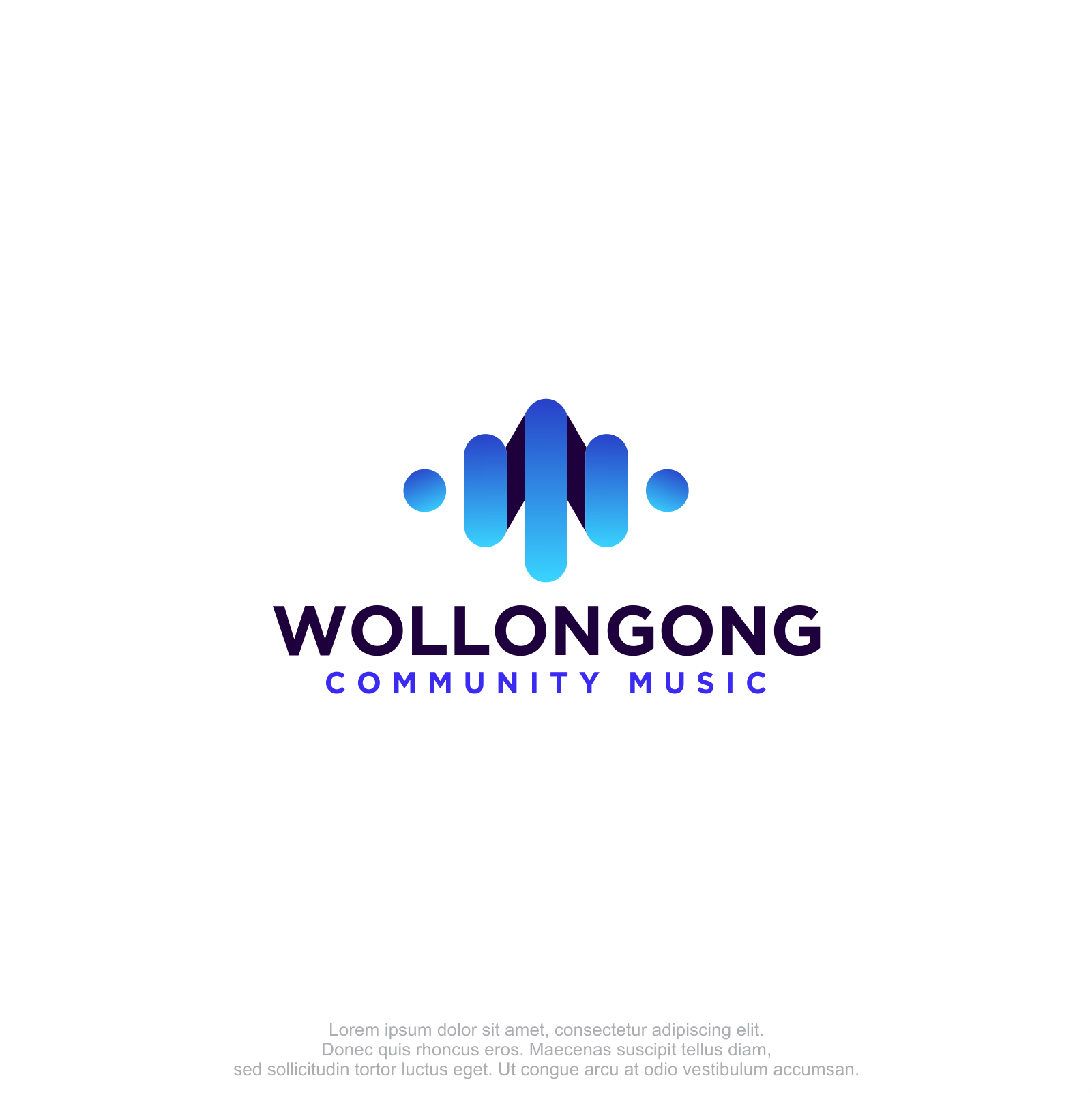 Logo Design by M.Syaiful Huda for Wollongong Community Music | Design #37653151