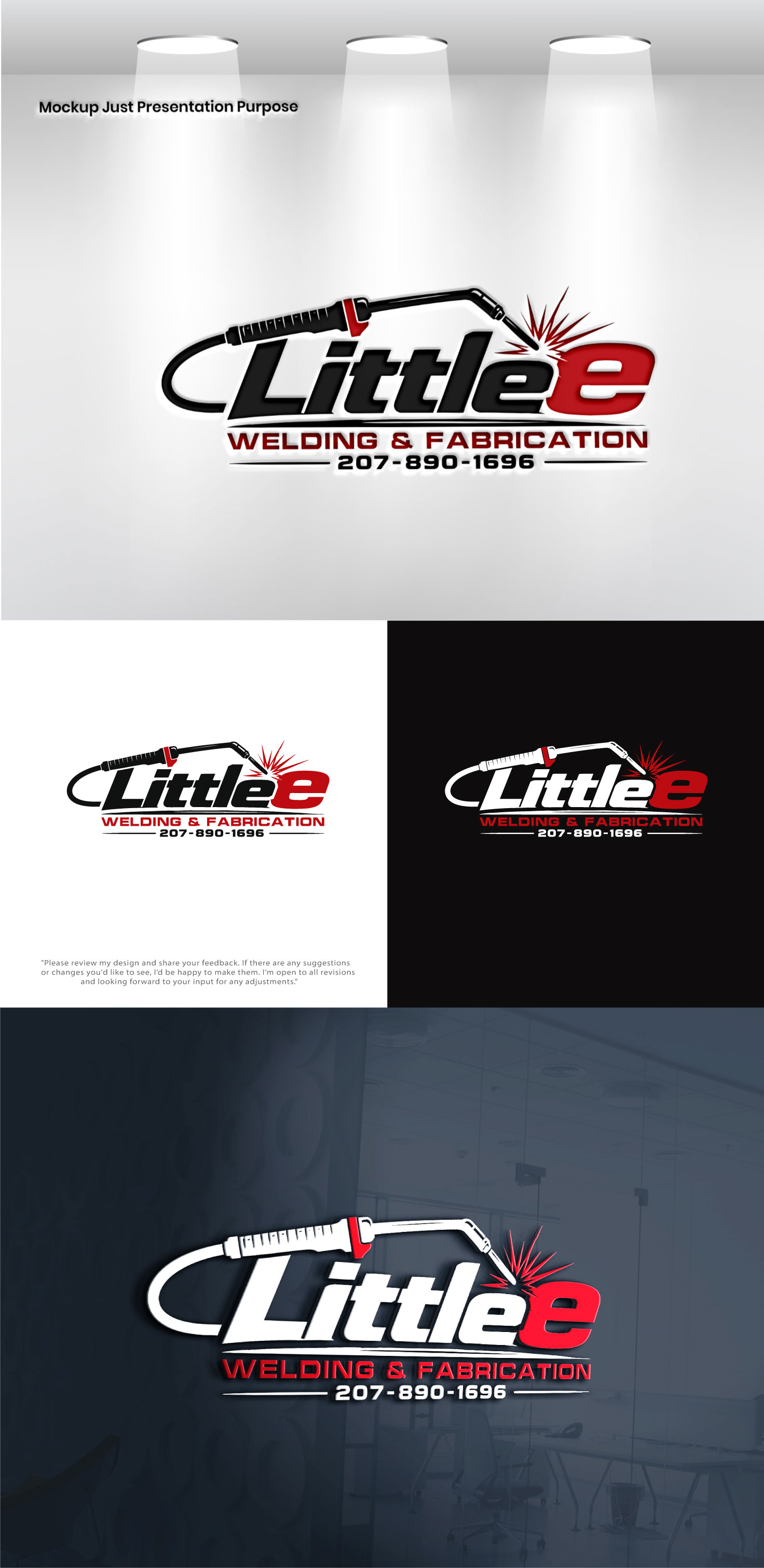 Design de Logo par Pixel Signature pour Little E Welding & Fabrication | Design #37658245