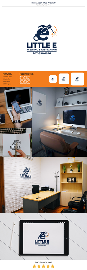 Design de Logo par Pixel Signature pour Little E Welding & Fabrication | Design : #37658248
