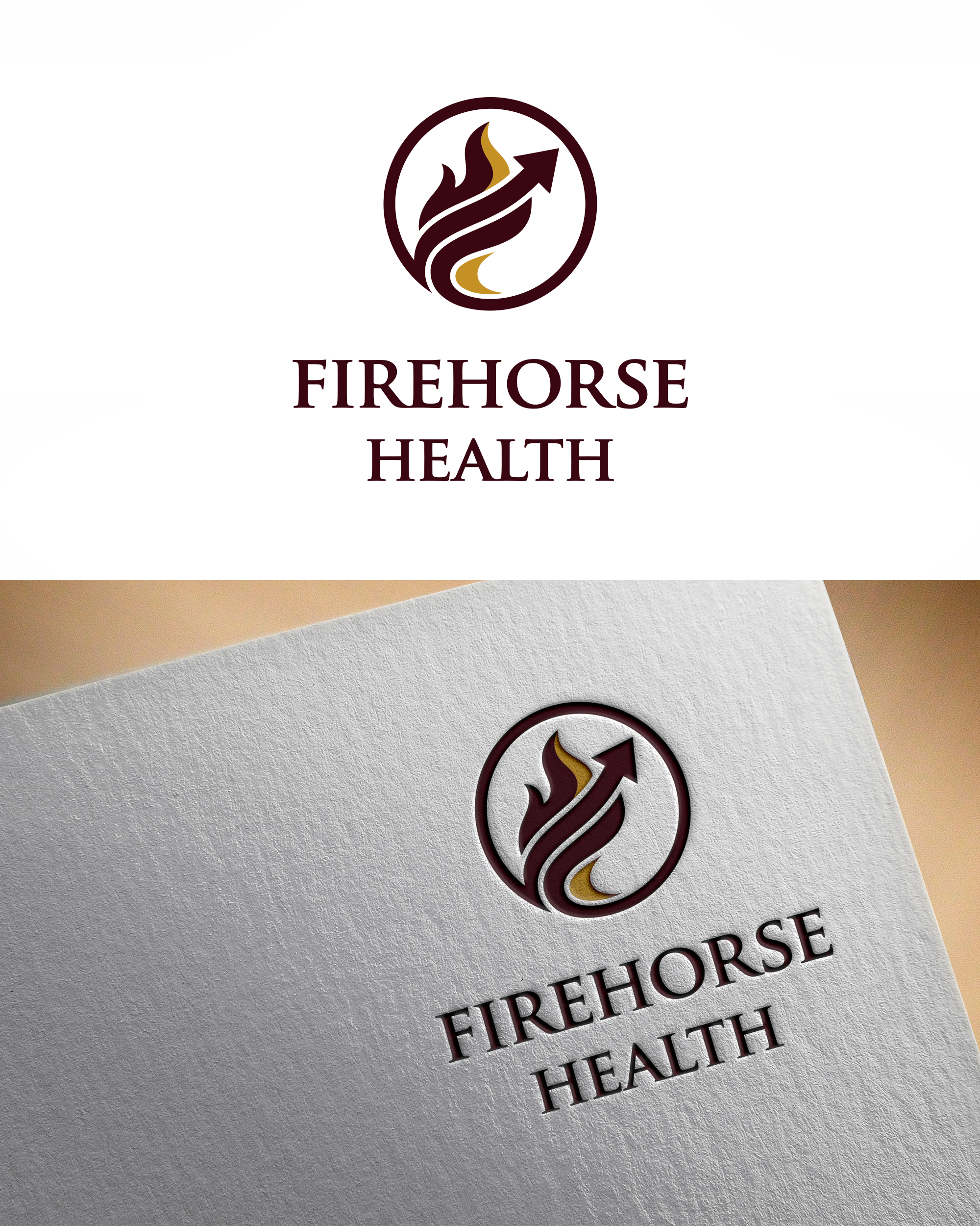 Logo Design by Visionary Creations for Firehorse Health | Design #37669728