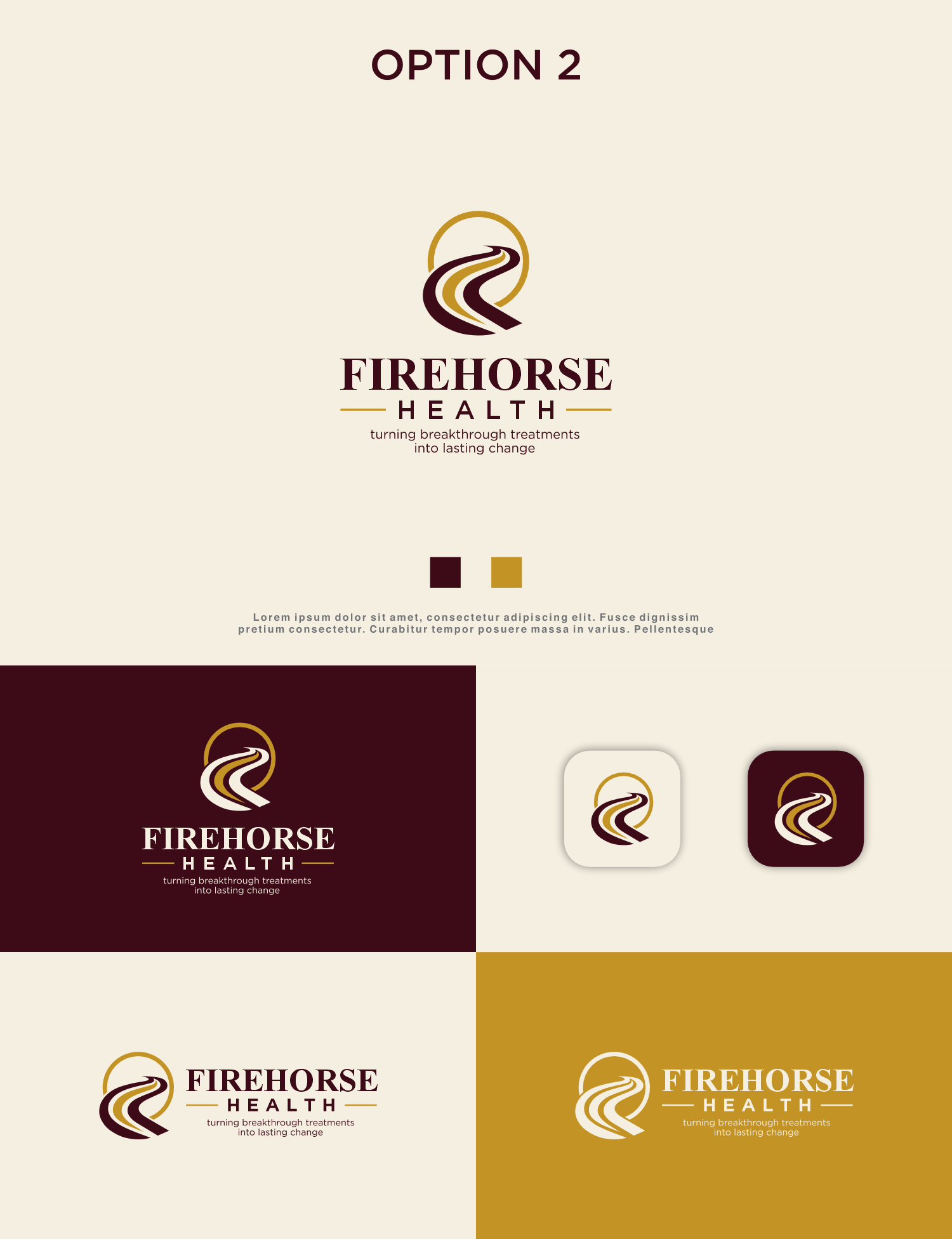 Logo Design by Milds for Firehorse Health | Design #37676067