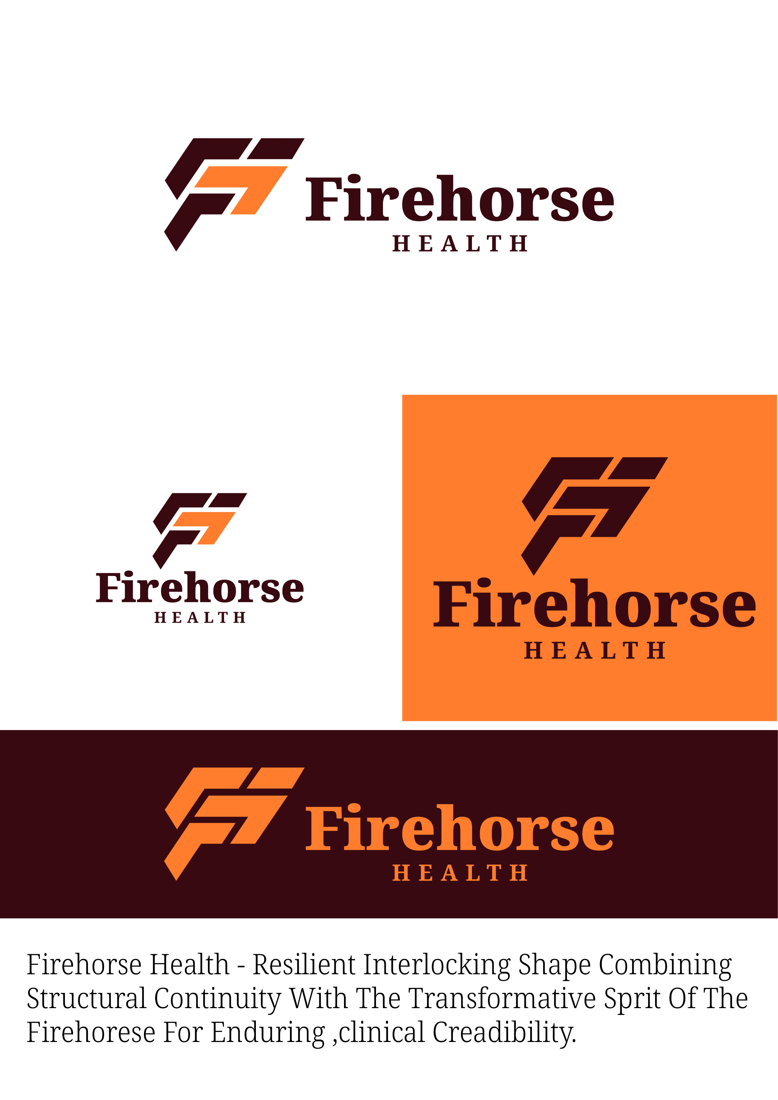 Logo Design by NIRZU for Firehorse Health | Design #37665494
