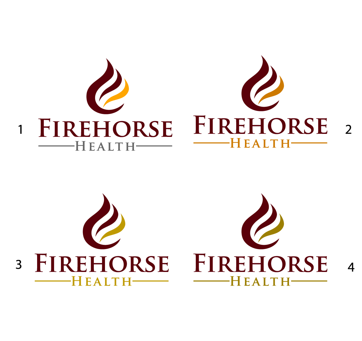 Logo Design by JMN Signatures for Firehorse Health | Design #37663099