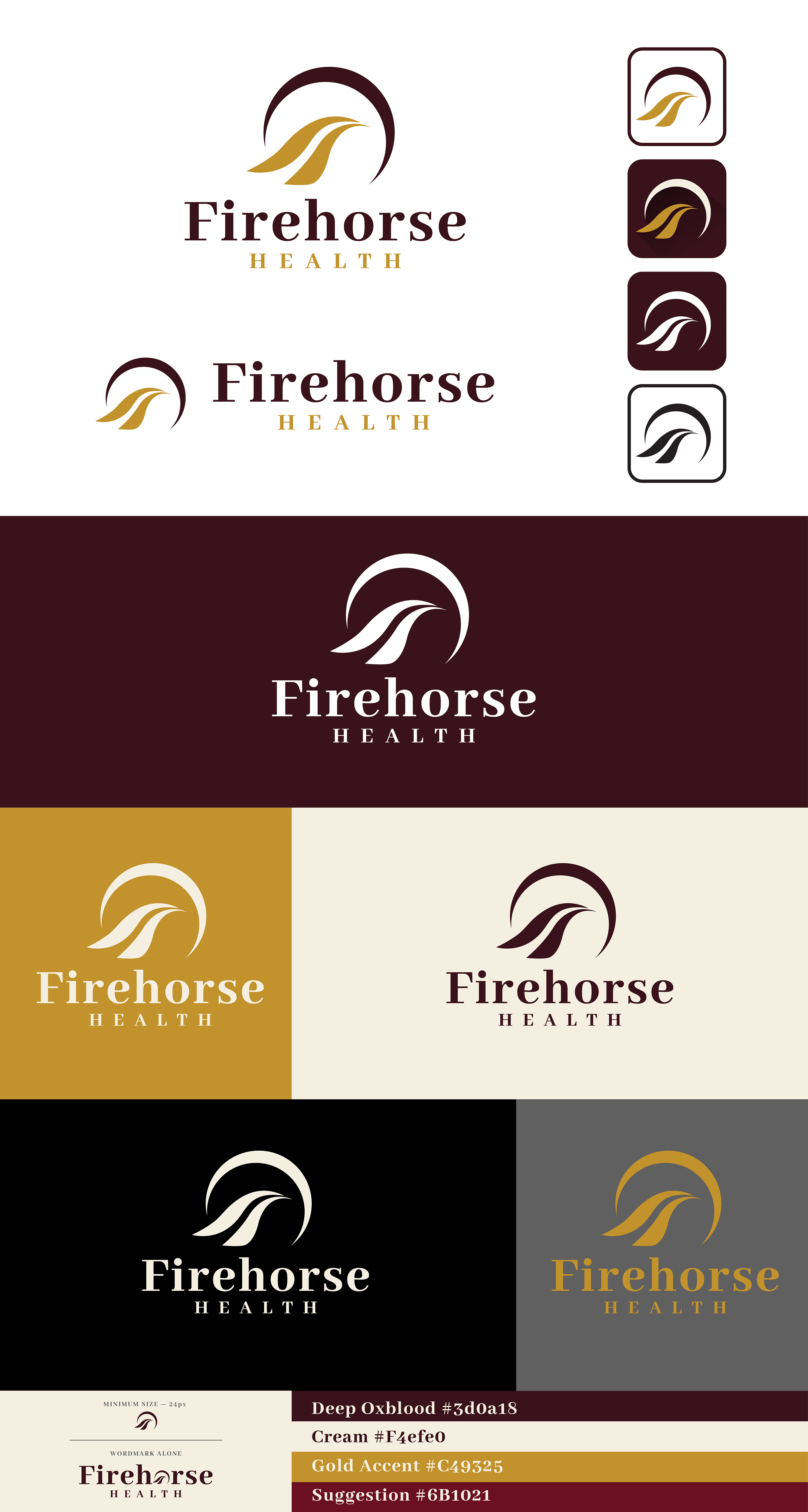 Logo Design by GraphixZones for Firehorse Health | Design #37671456