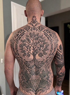 Extension of the existing Tattoo Back Tattoo Projekt
