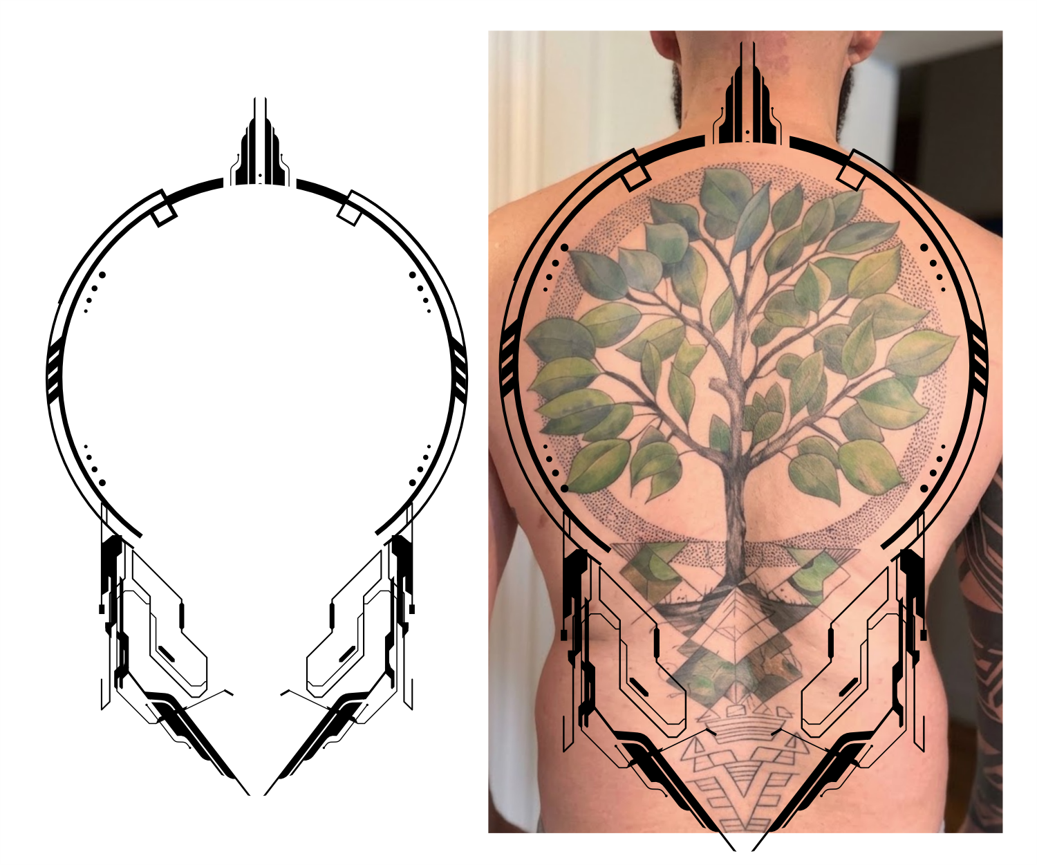 Tattoo Design by ThiagoB for this project | Design #37668892