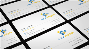 Business Card Design by Eggo May P for Solar Analytics | Design: #3120037