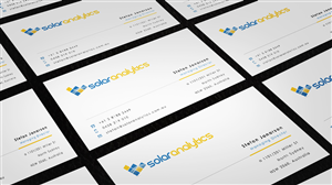 Business Card Design by Eggo May P for Solar Analytics | Design: #3120038