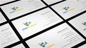 Business Card Design by Eggo May P for Solar Analytics | Design: #3120048