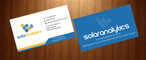 Business Card Design by harmi_199 for Solar Analytics | Design: #3137692
