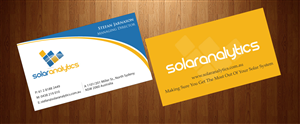 Business Card Design by harmi_199 for Solar Analytics | Design: #3137700