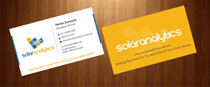Business Card Design by harmi_199 for Solar Analytics | Design: #3137706