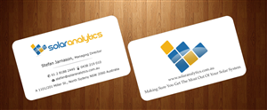 Business Card Design by harmi_199 for Solar Analytics | Design: #3137715