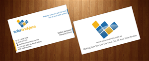 Business Card Design by harmi_199 for Solar Analytics | Design: #3137716