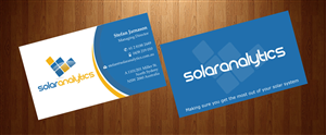 Business Card Design by harmi_199 for Solar Analytics | Design: #3137721