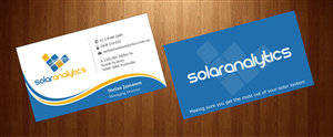 Business Card Design by harmi_199 for Solar Analytics | Design: #3137728