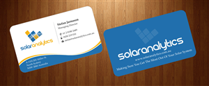 Business Card Design by harmi_199 for Solar Analytics | Design: #3137745