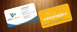 Business Card Design by harmi_199 for Solar Analytics | Design: #3137748